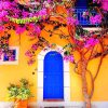 Blue Door Of Greek House Paint By Numbers
