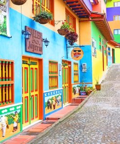 Colorful Guatape Colombia Paint By Numbers