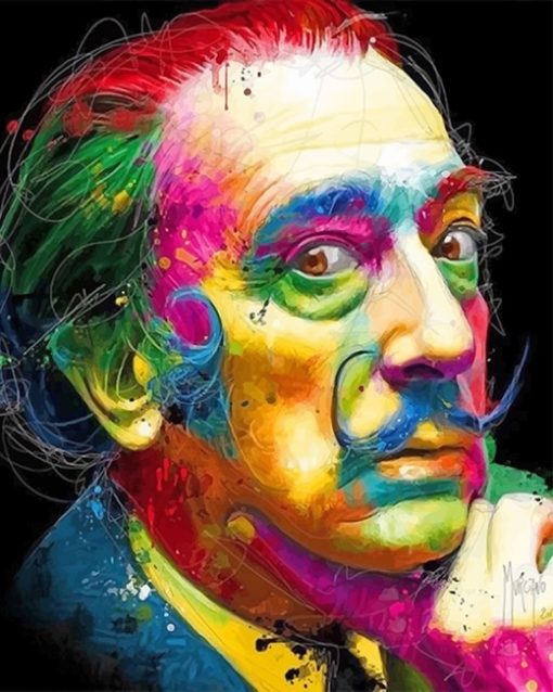 Colorful Salvador Dali Paint By Numbers