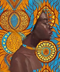 Contemporary African Art Paint By Numbers