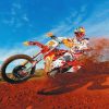 Dirt Bike Art Paint By Numbers