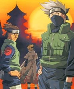 Iruka Naruto Kakashi Paint By Numbers