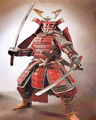 Japanese Samurai Paint By Numbers