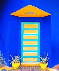 Jardin Majorelle Marrakech Morocco Paint By Numbers