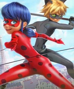 Ladybug And Cat Noir Paint By Numbers