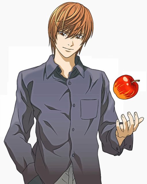 Light Yagami Death Note Serie Paint By Numbers