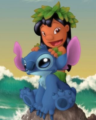 Lilo And Stitch Art Paint By Numbers