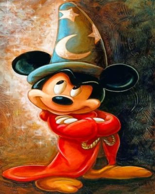 Mickey Mouse Art Paint By Numbers