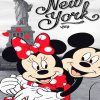 Mickey Mouse And Minnie New York Paint By Numbers