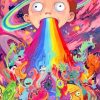 Morty Smith Rainbow Paint By Numbers