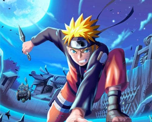 Naruto Shippuden Art Paint By Numbers