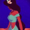 Princess Jasmine Aesthetic Cartoon Paint By Numbers