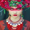 Queen Of Red Wreath Paint By Numbers
