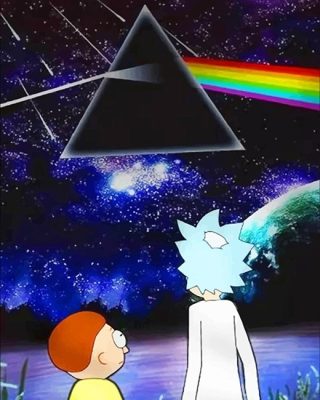 Rick And Morty In Space Paint By Numbers