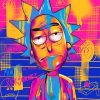 Colorful Rick Sanchez Paint By Numbers