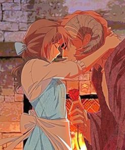 Romantic Beauty And The Beast Paint By Numbers