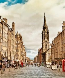 Royal Mile Edinburgh Scotland Paint By Numbers