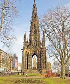 Scott Monument Princess Street Edinburgh Paint By Numbers