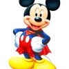 Superman Mickey Mouse Paint By Numbers