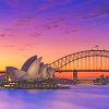 Sydney Opera House Sunset Paint By Numbers