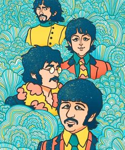 The Beatles Art Paint By Numbers