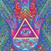 Third Eye Psychedelic Art Paint By Numbers