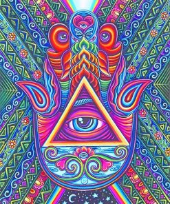 Third Eye Psychedelic Art Paint By Numbers