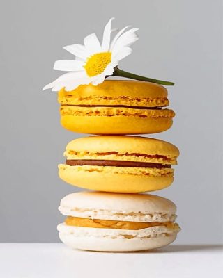 Yellow Macarons Paint By Numbers