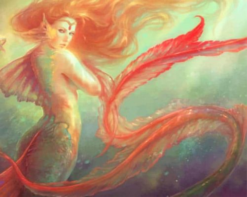 Beautiful Mermaid Paint By Numbers