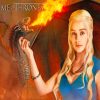 Daenerys Targaryen Got Paint By Numbers