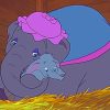 Dumbo And His Mommy Paint By Numbers