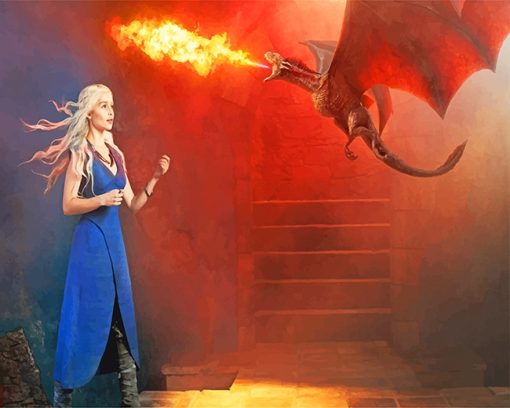 Game Of Thrones Daenerys Targaryen Paint By Numbers