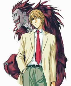 Light Yagami Ryuk Death Note Paint By Numbers