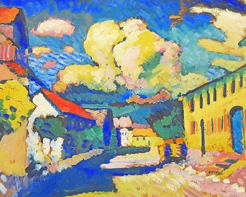 Murnau Dorfstrasse Wassily Kandinsky Paint By Numbers