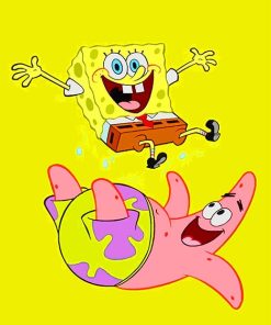 SpongeBob And Patrick Star Paint By Numbers