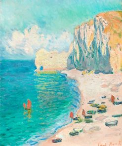 The Beach And The Falaise Paint By Numbers