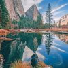 Yosemite Beautiful View California Paint By Numbers