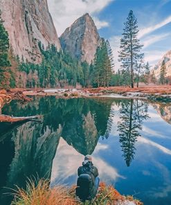 Yosemite Beautiful View California Paint By Numbers