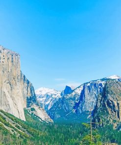 Yosemite California Mountains Paint By Numbers