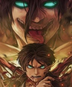 Attack On Titan Eren Jaeger Paint By Numbers