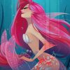 Beautiful Mermaid Art Paint By Numbers