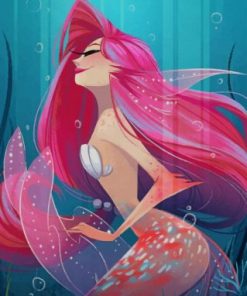 Beautiful Mermaid Art Paint By Numbers