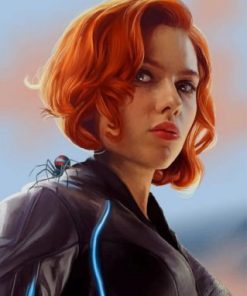 Black Widow Art Paint By Numbers