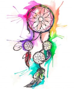 Colorful Dream Catcher Art Paint By Numbers