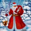 Cool Santa Claus Art Paint By Numbers