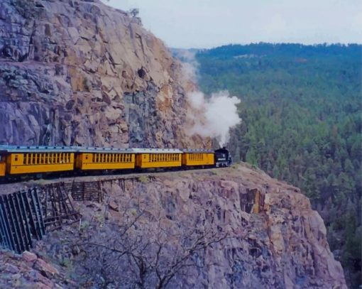 Durango Train Paint By Numbers