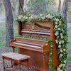 Flowers Blooming Piano Paint By Numbers