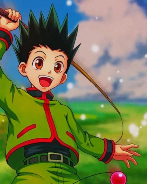 Gon Freecss Hunter X Hunter Paint By Numbers