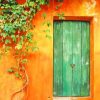 Green Vintage Door Paint By Numbers