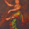 Indian Woman Dancing Art Paint By Numbers